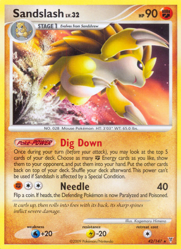 Sandslash (42/147) [Platinum: Supreme Victors] | Good Games North