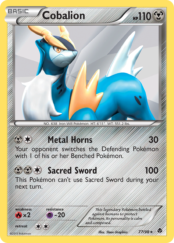 Cobalion (77/98) [Black & White: Emerging Powers] | Good Games North