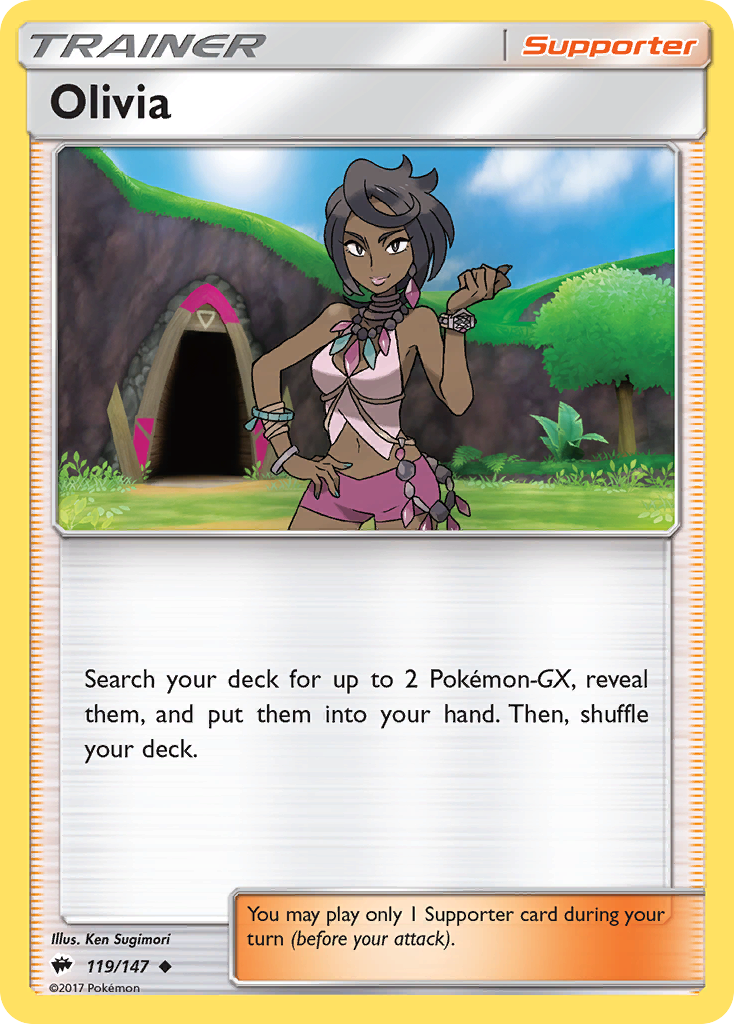 Olivia (119/147) [Sun & Moon: Burning Shadows] | Good Games North