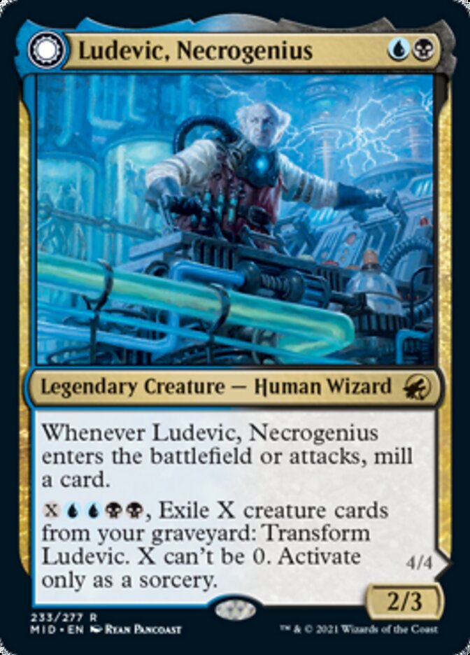 Ludevic, Necrogenius // Olag, Ludevic's Hubris [Innistrad: Midnight Hunt] | Good Games North