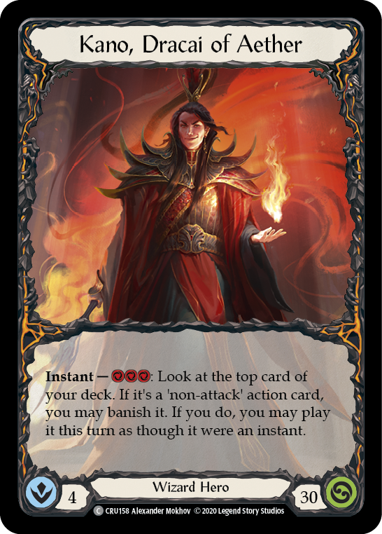 Kano, Dracai of Aether [CRU158] 1st Edition Normal | Good Games North
