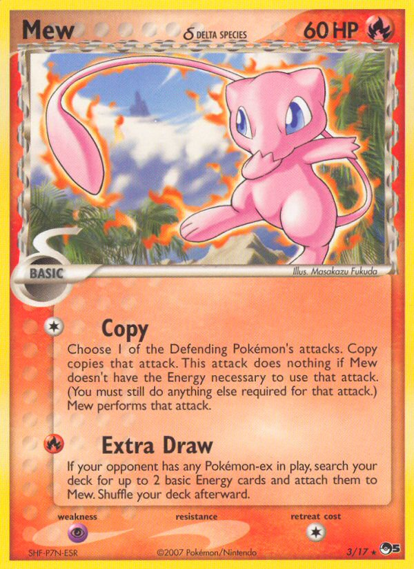 Mew (3/17) (Delta Species) [POP Series 5] | Good Games North