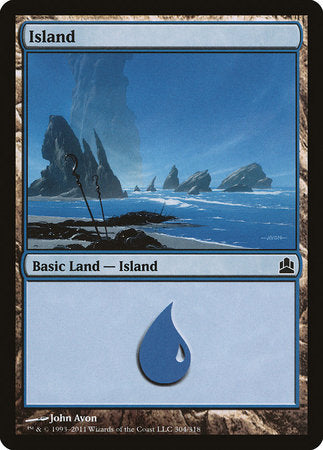 Island (304) [Commander 2011] | Good Games North