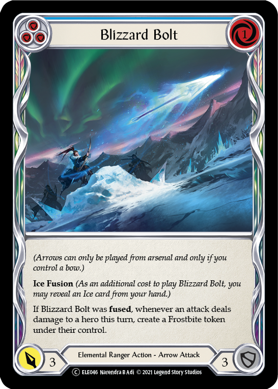 Blizzard Bolt (Blue) [U-ELE046] Unlimited Normal | Good Games North