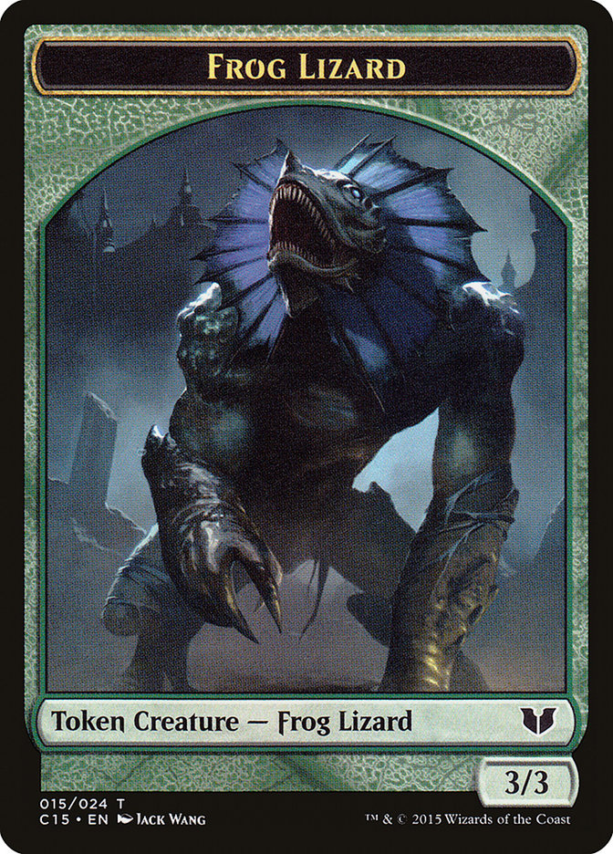 Frog Lizard Token [Commander 2015 Tokens] | Good Games North