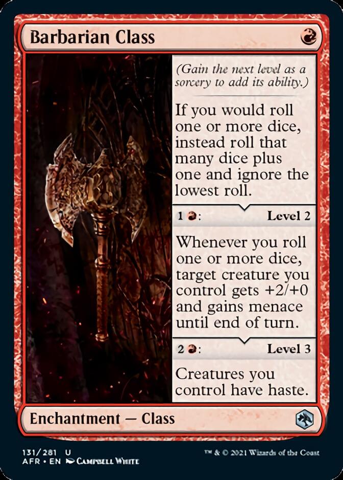 Barbarian Class [Dungeons & Dragons: Adventures in the Forgotten Realms] | Good Games North