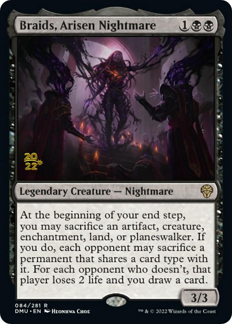 Braids, Arisen Nightmare [Dominaria United Prerelease Promos] | Good Games North