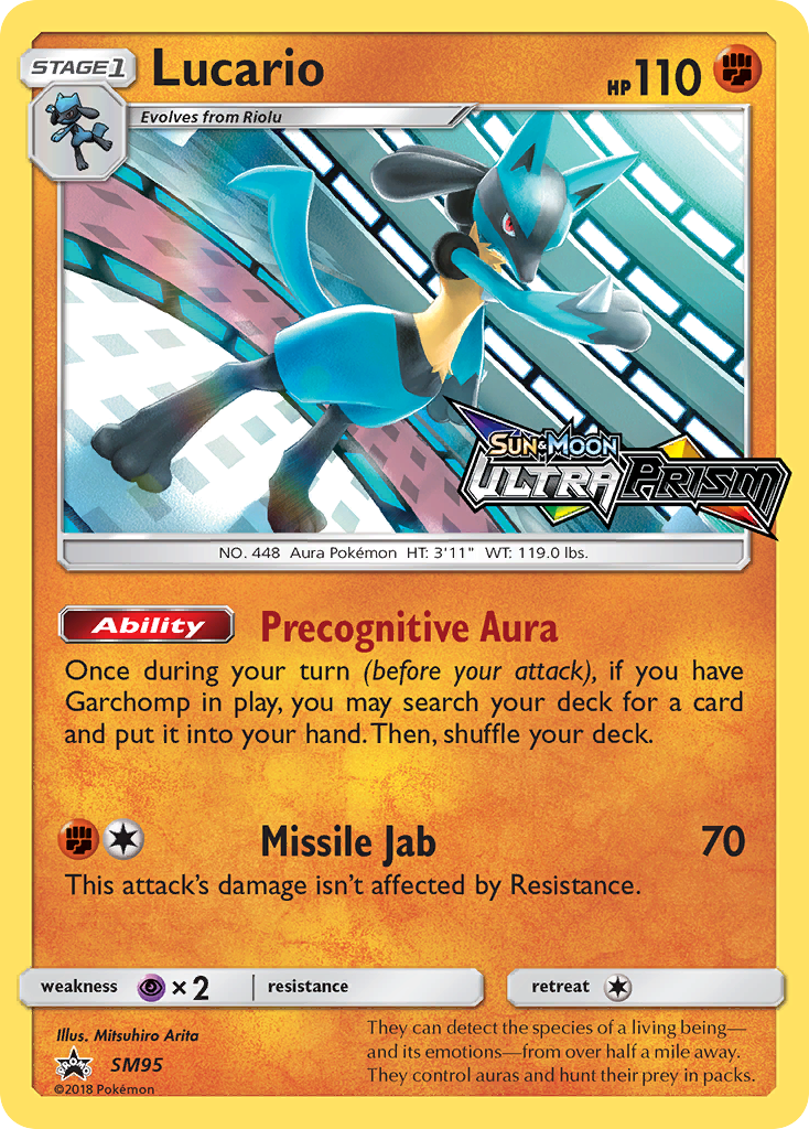 Lucario (SM95) (Prerelease Promo) [Sun & Moon: Black Star Promos] | Good Games North