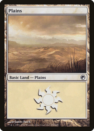 Plains (232) [Scars of Mirrodin] | Good Games North