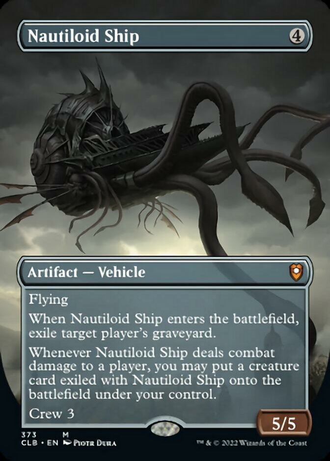 Nautiloid Ship (Borderless Alternate Art) [Commander Legends: Battle for Baldur's Gate] | Good Games North