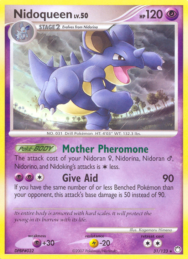 Nidoqueen (31/123) [Diamond & Pearl: Mysterious Treasures] | Good Games North
