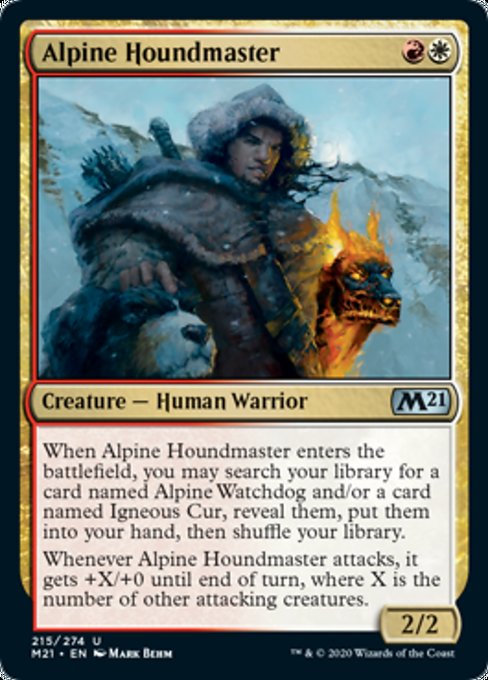 Alpine Houndmaster [Core Set 2021] | Good Games North