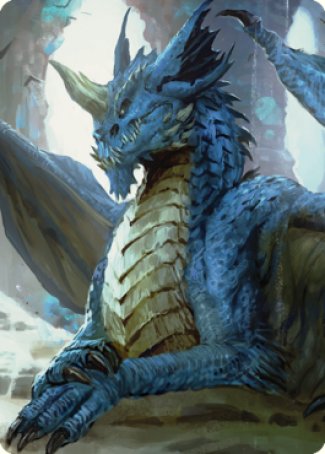 Young Blue Dragon Art Card [Commander Legends: Battle for Baldur's Gate Art Series] | Good Games North
