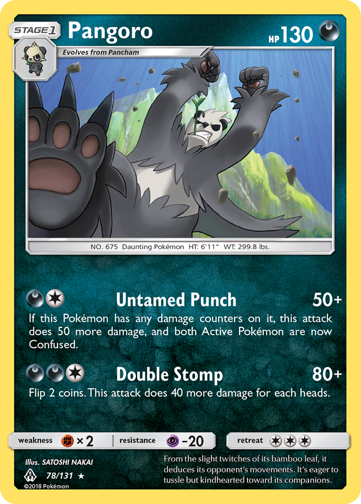 Pangoro (78/131) [Sun & Moon: Forbidden Light] | Good Games North