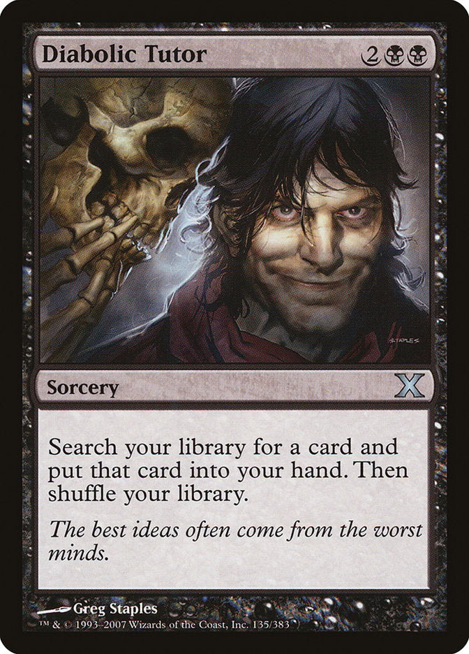 Diabolic Tutor [Tenth Edition] | Good Games North