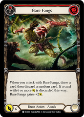 Bare Fangs (Red) [EVR008] (Everfest)  1st Edition Rainbow Foil | Good Games North