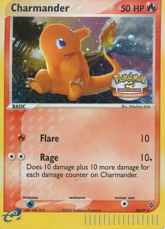 Charmander (98/97) (City Championship Promo) [EX: Dragon] | Good Games North