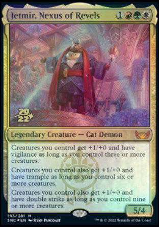 Jetmir, Nexus of Revels [Streets of New Capenna Prerelease Promos] | Good Games North