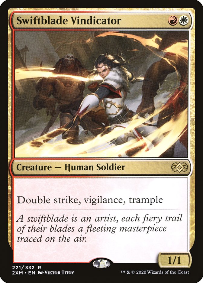 Swiftblade Vindicator [Double Masters] | Good Games North
