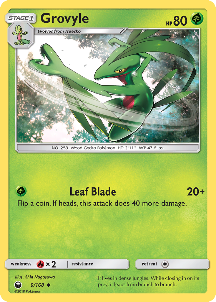 Grovyle (9/168) [Sun & Moon: Celestial Storm] | Good Games North