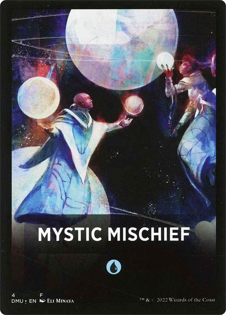 Mystic Mischief Theme Card [Dominaria United Tokens] | Good Games North