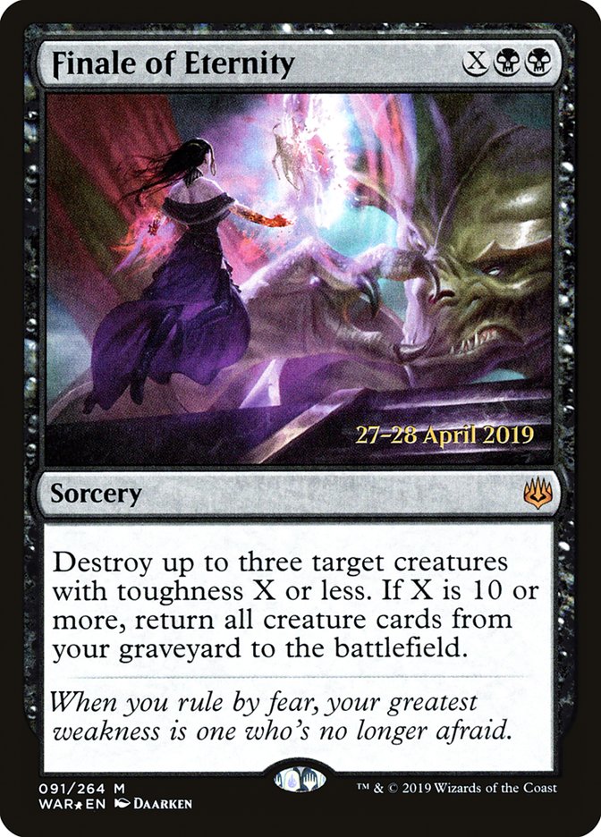 Finale of Eternity  [War of the Spark Prerelease Promos] | Good Games North