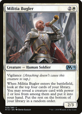 Militia Bugler [Core Set 2019] | Good Games North