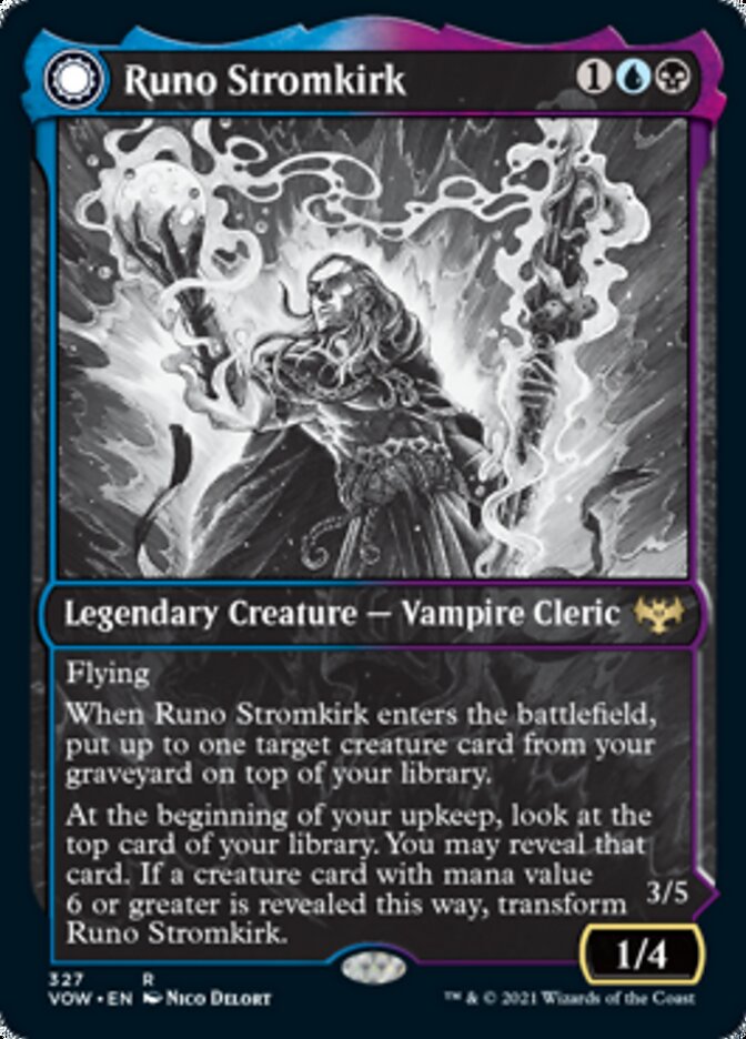 Runo Stromkirk // Krothuss, Lord of the Deep (Showcase Eternal Night) [Innistrad: Crimson Vow] | Good Games North