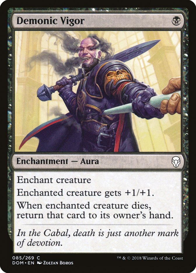 Demonic Vigor [Dominaria] | Good Games North