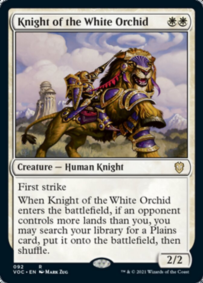 Knight of the White Orchid [Innistrad: Crimson Vow Commander] | Good Games North