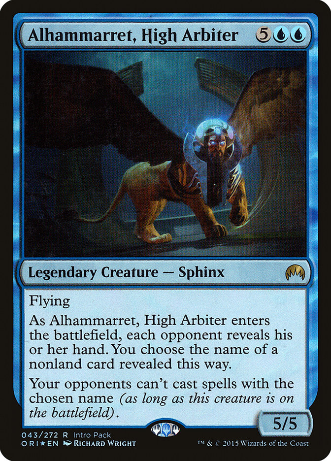 Alhammarret, High Arbiter [Magic Origins Promos] | Good Games North