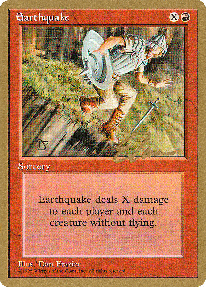 Earthquake (Eric Tam) [Pro Tour Collector Set] | Good Games North