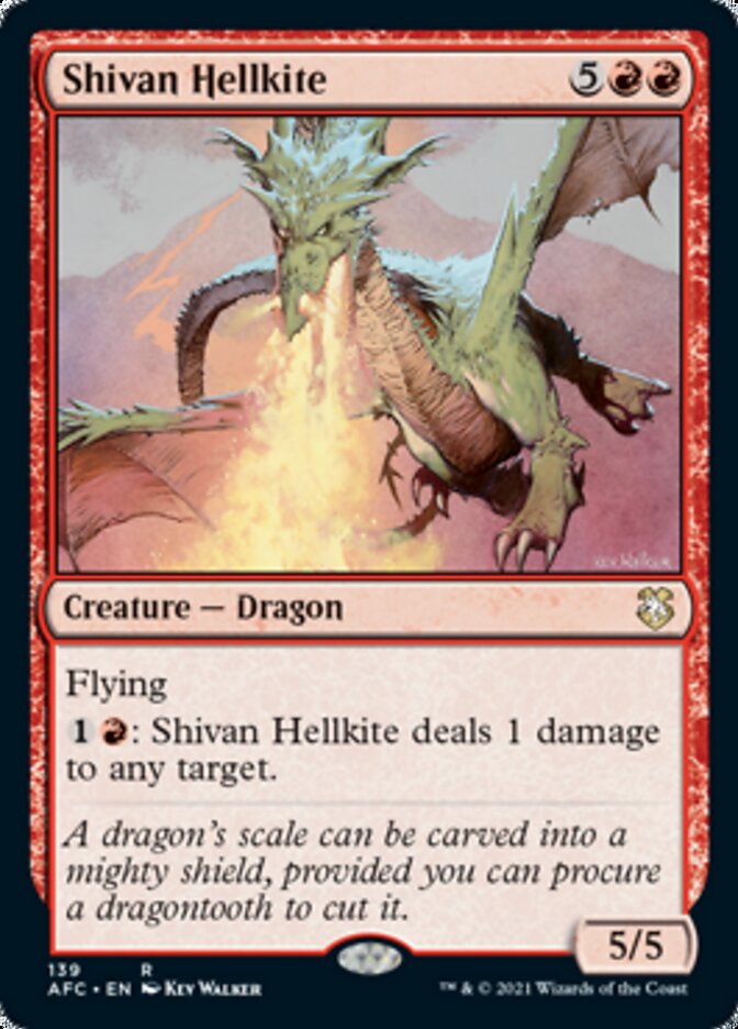 Shivan Hellkite [Dungeons & Dragons: Adventures in the Forgotten Realms Commander] | Good Games North