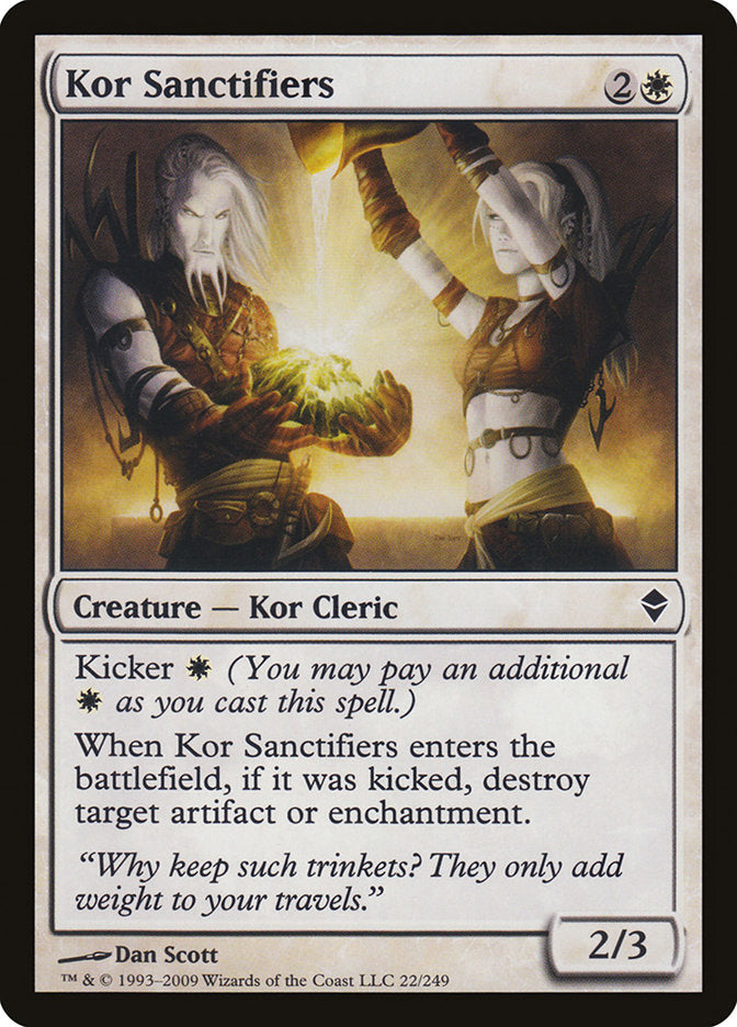 Kor Sanctifiers [Zendikar] | Good Games North