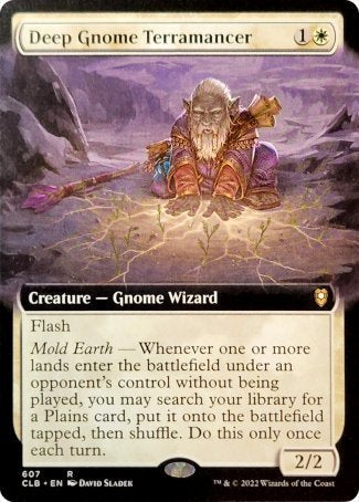 Deep Gnome Terramancer (Extended Art) [Commander Legends: Battle for Baldur's Gate] | Good Games North