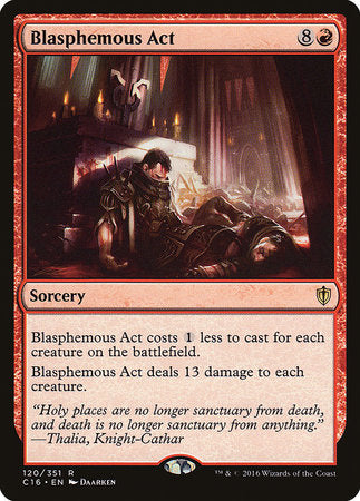 Blasphemous Act [Commander 2016] | Good Games North
