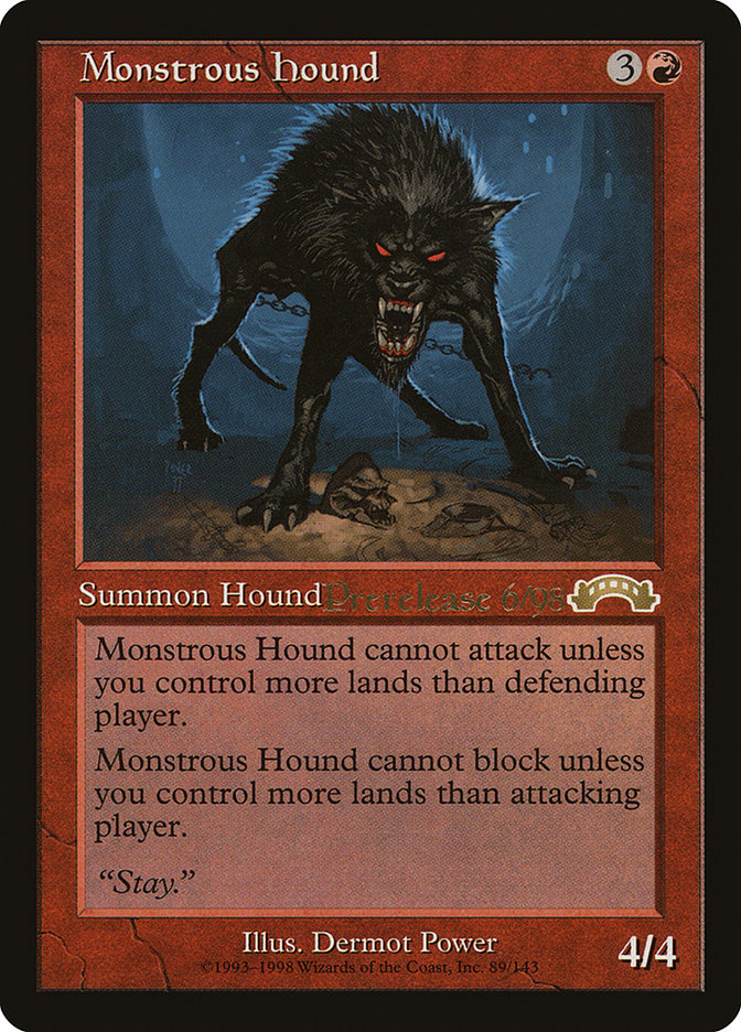 Monstrous Hound [Exodus Promos] | Good Games North
