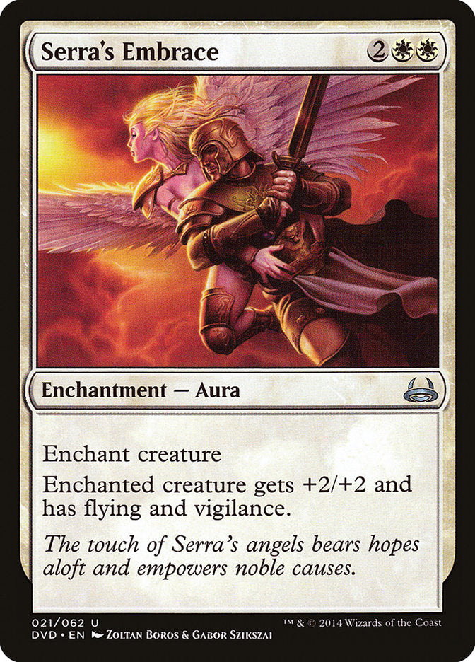 Serra's Embrace (Divine vs. Demonic) [Duel Decks Anthology] | Good Games North