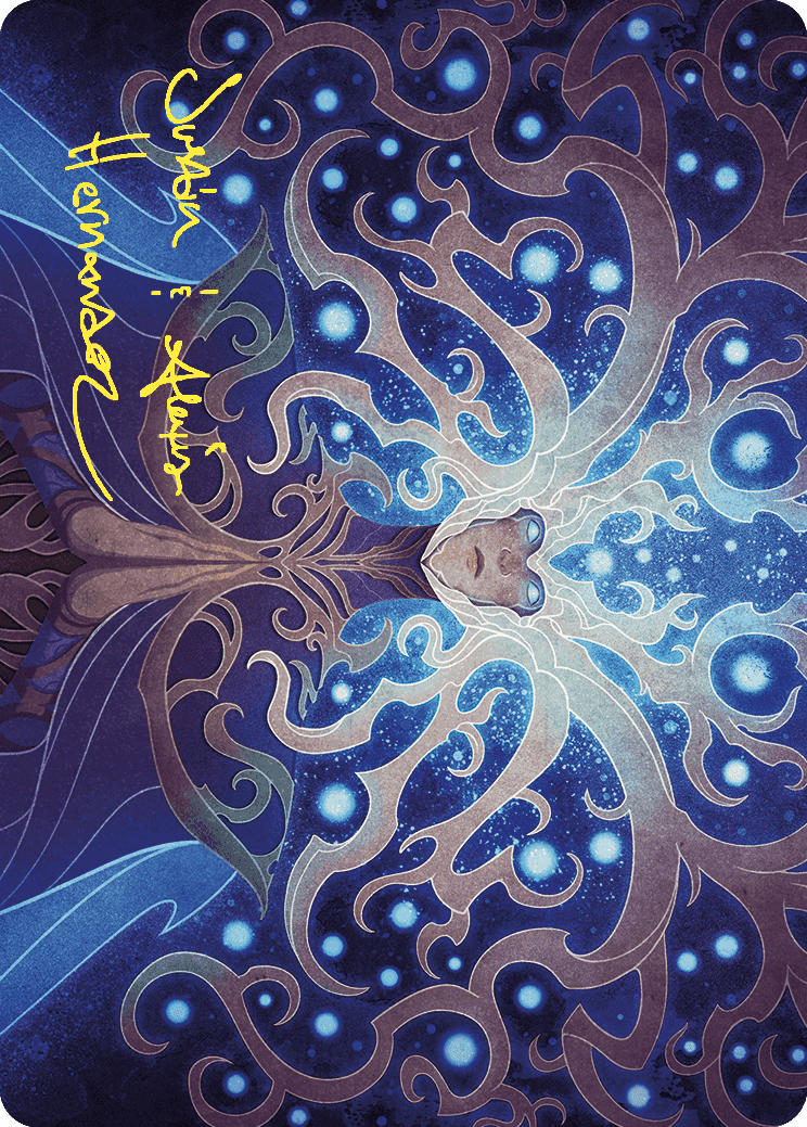 Omniscience Art Card (Gold-Stamped Signature) [Wilds of Eldraine Art Series] | Good Games North