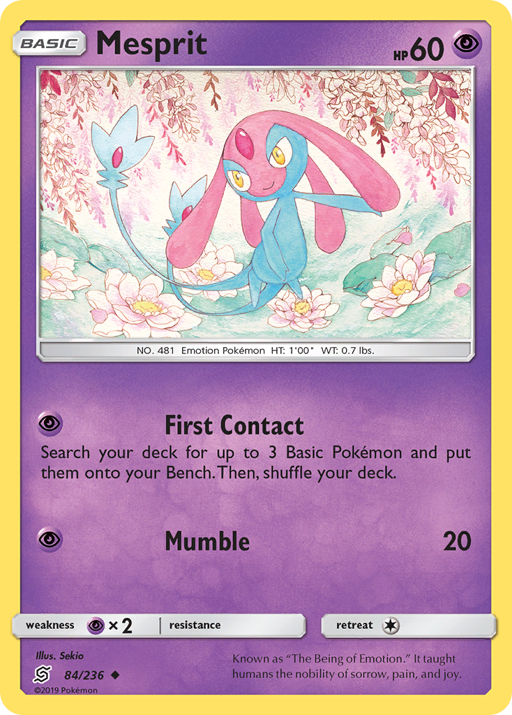 Mesprit (84/236) [Sun & Moon: Unified Minds] | Good Games North
