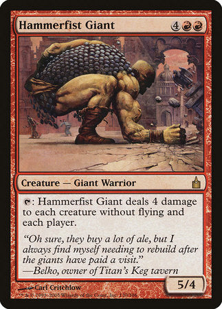 Hammerfist Giant [Ravnica: City of Guilds] | Good Games North