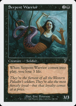 Serpent Warrior [Seventh Edition] | Good Games North