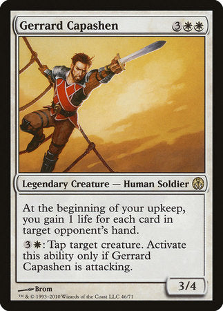 Gerrard Capashen [Duel Decks: Phyrexia vs. the Coalition] | Good Games North