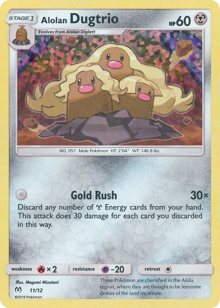 Alolan Dugtrio (11/12) [McDonald's Promos: 2019 Collection] | Good Games North