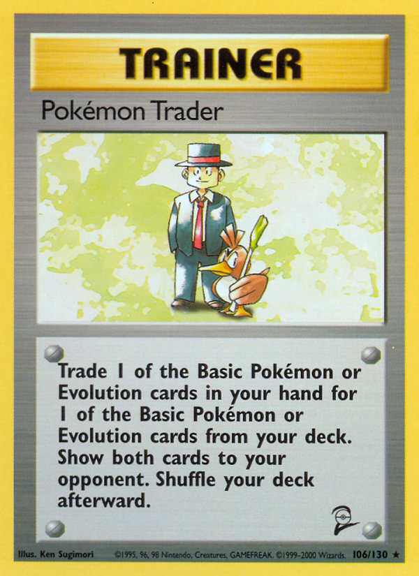 Pokemon Trader (106/130) [Base Set 2] | Good Games North