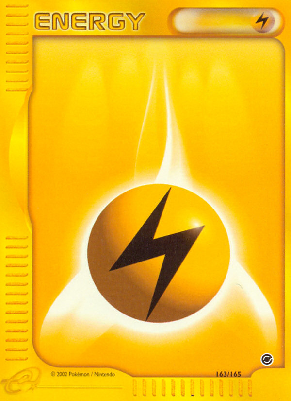 Lightning Energy (163/165) [Expedition: Base Set] | Good Games North