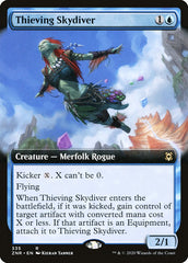 Thieving Skydiver (Extended Art) [Zendikar Rising] | Good Games North
