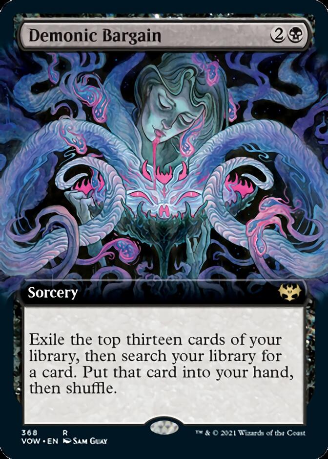 Demonic Bargain (Extended) [Innistrad: Crimson Vow] | Good Games North