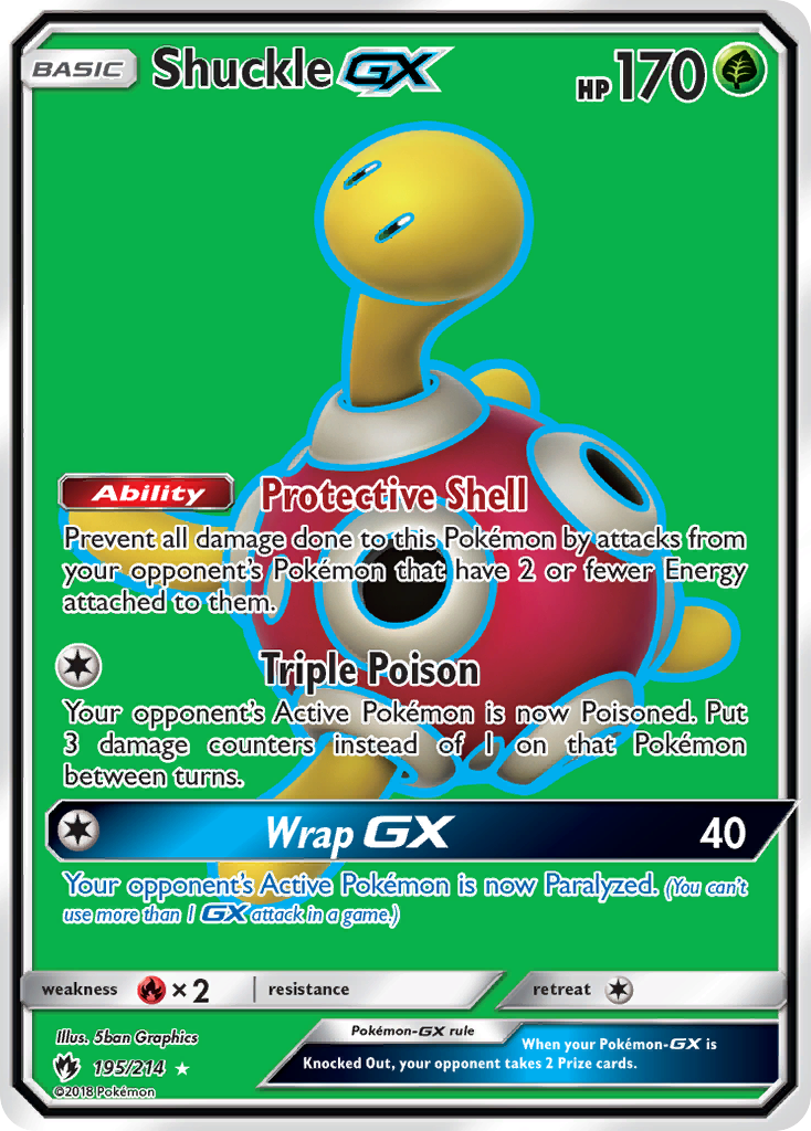 Shuckle GX (195/214) [Sun & Moon: Lost Thunder] | Good Games North