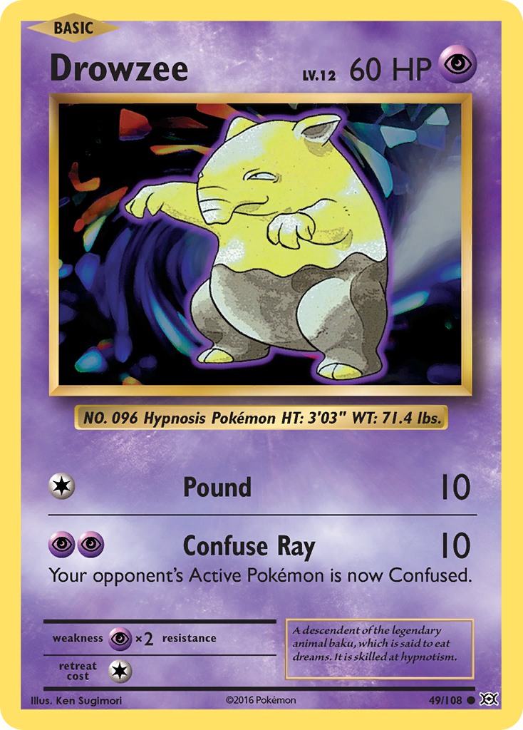 Drowzee (49/108) [XY: Evolutions] | Good Games North